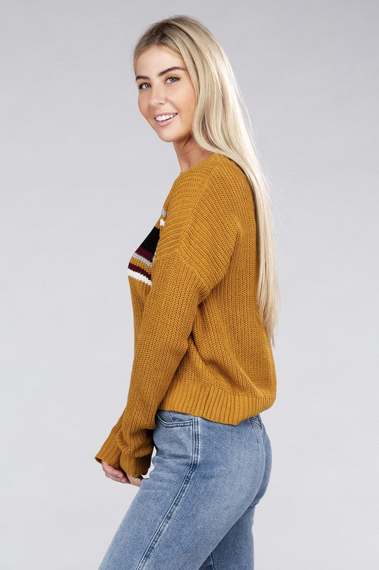 Striped Pullover Sweater